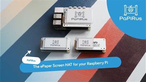 Papirus The Epaper Screen Hat For Your Raspberry Pi Youtube