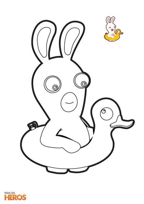 15 Premier Coloriage Lapin Crètin Image COLORIAGE