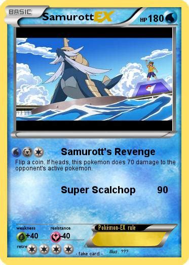 Pokémon Samurott 895 895 - Samurott's Revenge - My Pokemon Card