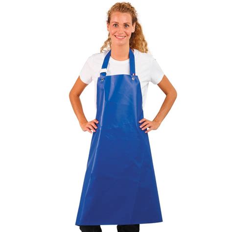 Tablier Plastique Pvc Pour Femme De Cuisine Professionnel Blanc En Pvc