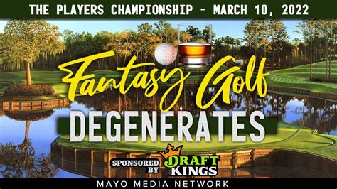 2022 THE PLAYERS Championship DraftKings Plays Fantasy Golf