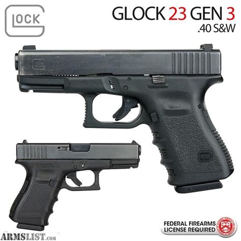 Armslist For Sale Glock 23 Gen 3 40 Caliber Pistol