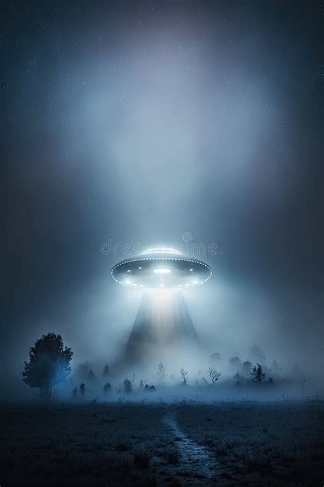 A Man Silhouetted by a Giant UFO by Keith Parkinson, Misty, Dramatic ...