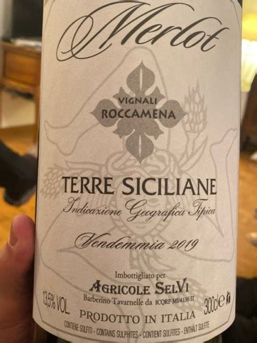 Agricole Selvi Vignali Roccamena Merlot Vivino