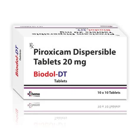 Piroxicam Dispersible 20Mg General Medicines At Best Price In Jaipur