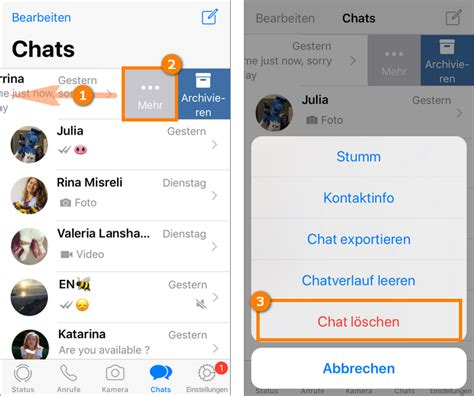 Wie kann man WhatsApp Kontakt löschen