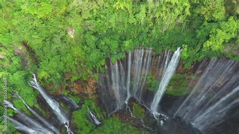 View From Above Stunning Aerial View Of The Tumpak Sewu Waterfalls