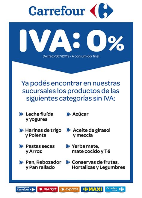 Los Supermercados Ya Comenzaron A Vender Alimentos Sin Iva Infobae