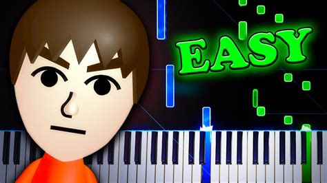 Mii Channel Theme – Easy Piano Tutorial – Tutorial