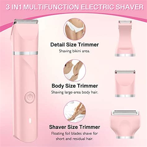 Electric Razors For Women WUFAYHD Bikini Trimmer 3 In 1 Foil Shaver