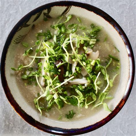 Miso Brown Rice Soup (Vegan + GF) - Rhian's Recipes