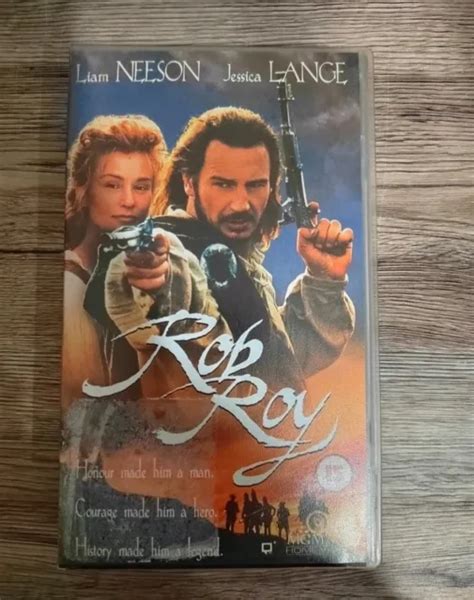 ROB ROY VHS Video Cassette Tape LIAM NEESON JESSICA LANGE Rated 15 VGC