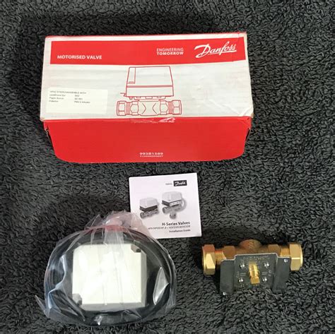 Danfoss Hp22 2 Port Motorised 22 Mm Zone Shoe Valve 087n660900 Gold