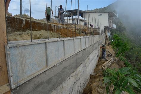 Alcald A De San Miguel Construye Muro De Contenci N En El Recinto Santa