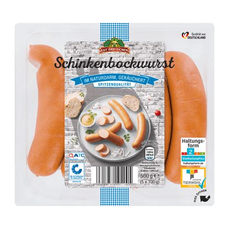 GUT DREI EICHEN Schinkenbockwurst günstig bei ALDI Nord