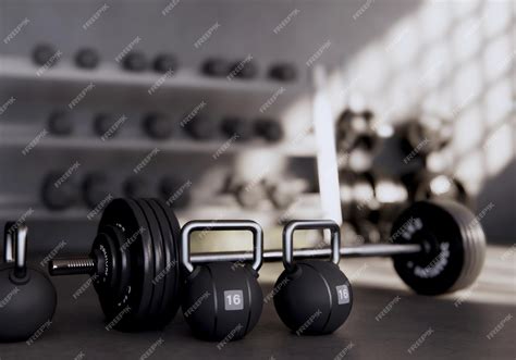 Premium Photo | Gym equipment in empty room