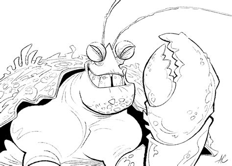 Tamatoa Coloring Page Printable Moana Ready For Download