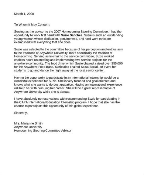 Free 38 Sample Recommendation Letter Templates In Pdf