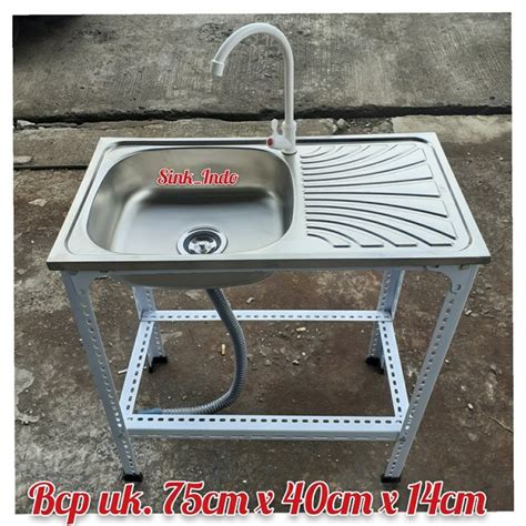 Jual Bak Cuci Piring Portable Kaki Wastafel Set Kitchen Sink Kaki Rak