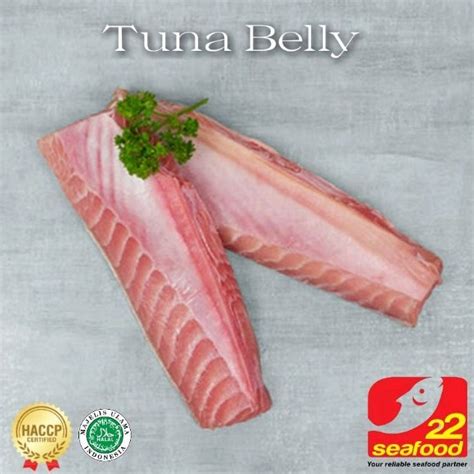 Jual Tuna Belly 500 Gram Toro Tuna Ikan Tuna Seafood 22 Shopee