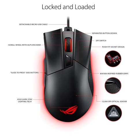 ASUS dévoile une nouvelle souris ASUS ROG Gladius II Origin