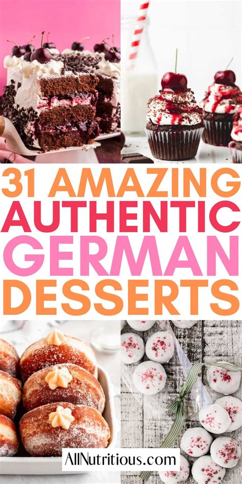 31 Authentic German Desserts That Taste Amazing - All Nutritious