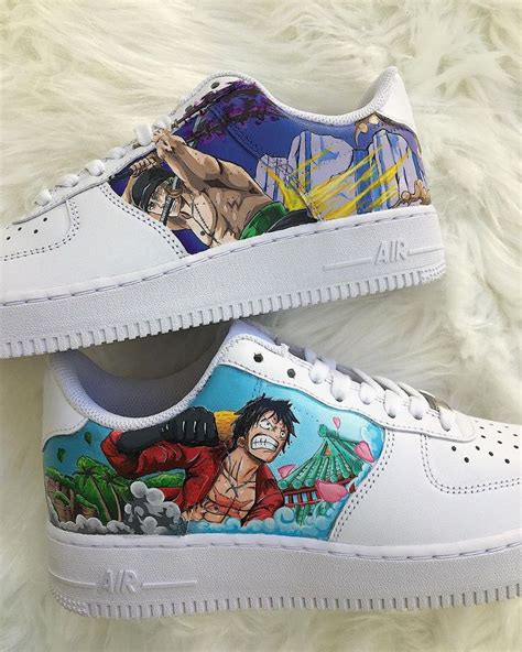 One Piece Luffy X Zoro Air Force Custom In Air Force