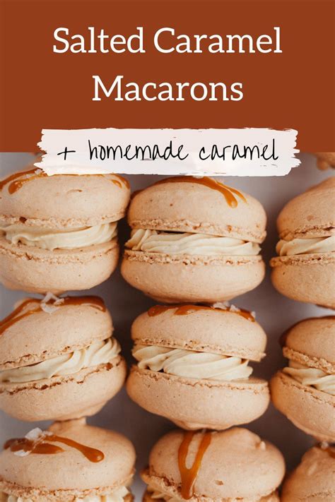 Salted Caramel Macarons Recipe By Alpine Ella Recipe Macaron