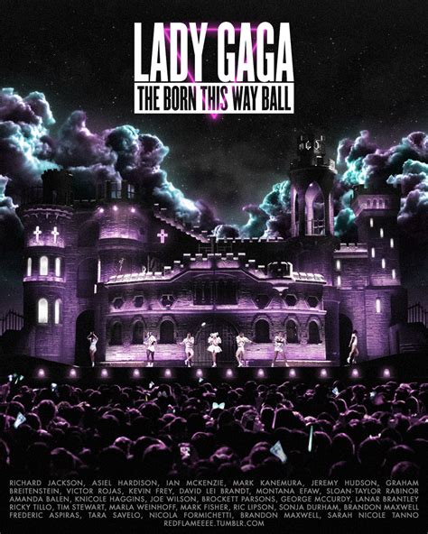 Lady Gaga Born This Way Ball Poster