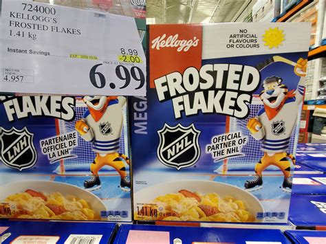 724000 Kellogg S Frosted Flakes 1 41 Kg 2 00 Instant Savings Expires On 2020 10 04 6 99 Costco