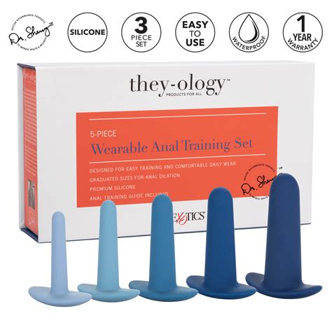 CalExotics They Ology Piece Wearable Anal Training Set Condoms