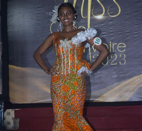 Présélection Miss Côte d Ivoire 2023 Mlle Grâce Zokora choisie à San