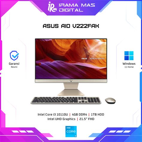 Jual Pc Asus Aio V Fak Intel Core I U Gb Tb Hdd Shopee