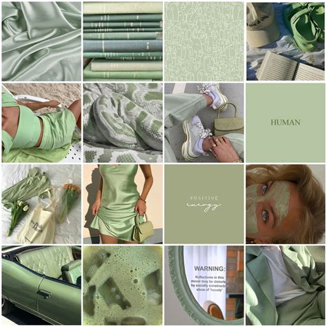 Sage Green Aesthetic Wall Collage Kit Green Wall Decor Etsy