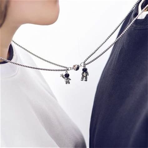 Jewelry Pc Set Couplebestie Magnetic Astronaut Necklace Poshmark