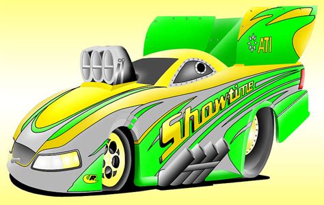 Funny Car Cartoon Digital Art by Lyle Brown | Fine Art America