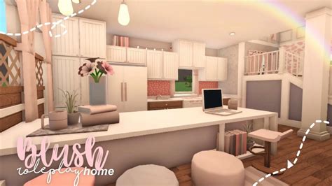 Bloxburg Blush Roleplay Home House Build Youtube