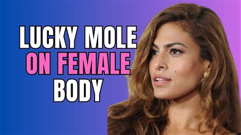 Lucky Mole On Female Body Meaning Ziggy Natural Youtube