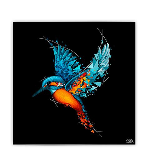 Sabrina Beretta Tirage Limit Kingfisher X Cm