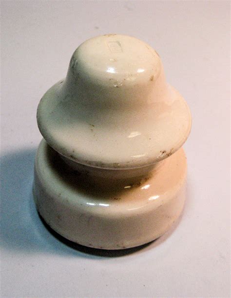 Vintage Porcelain Insulator Rare White Porcelain Marked P P Etsy