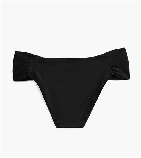 Buy Koton Basic Solid Bikini Brief In Black Thstreet Qatar