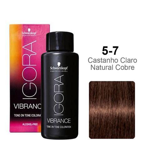 Igora Vibrance Castanho Claro Natural Cobre Schwarzkopf Marcas Skp