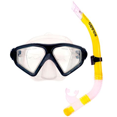 Kit De Mergulho Snorkel M Scara E Respirador Cetus New Parma Fun