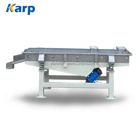 Rubber Particle Powder Vibration Screening Linear Vibrating Screen