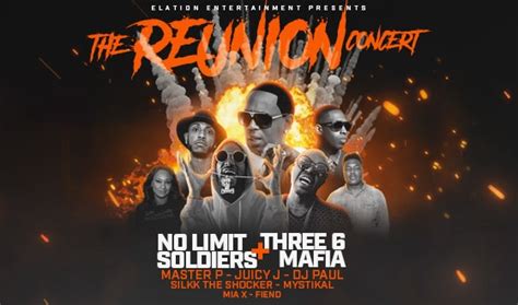 The Reunion Concert with No Limit Soldiers & Three 6 Mafia - CANCELED ...