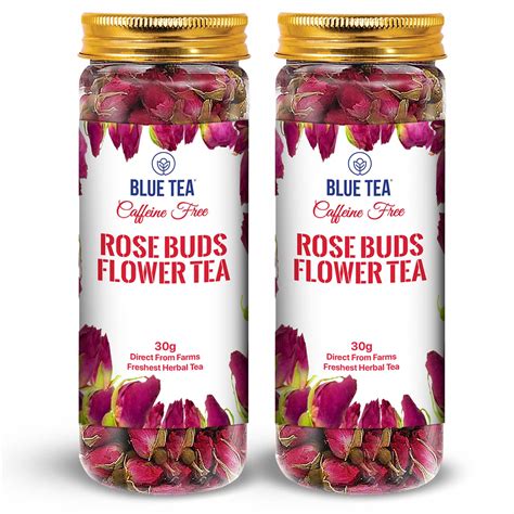 BLUE TEA Rose Buds Tea Grade A Natural Sun Dried Buds 30G