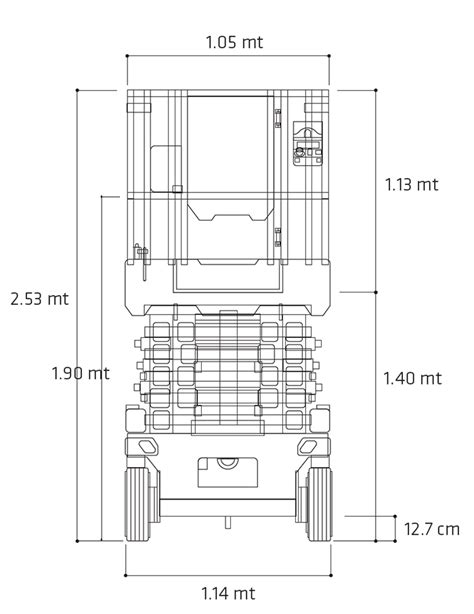 Piattaforma Semovente Verticale Elettrica Ve Jl R Loca Top