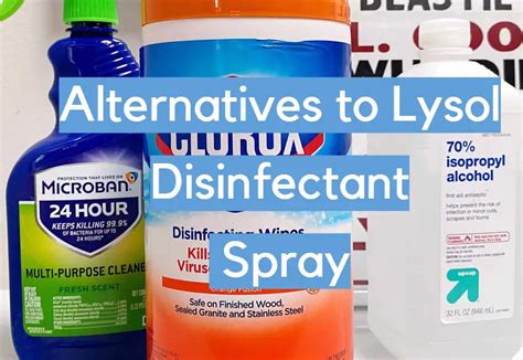 Alternatives to Lysol Disinfectant Spray - CleanerProfy