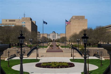 Lansing MI - May 6, 2023: Capital Complex from the Steps of the ...