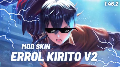 Rov Mod Skin Errol Kirito V2 100 BG 1 46 2 ลาสด ไมหลด YouTube